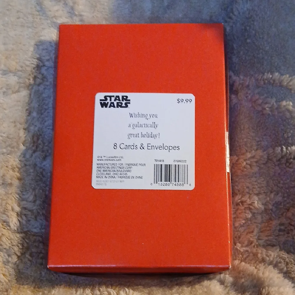 2 Boxes Of Star Wars Greeting Cards